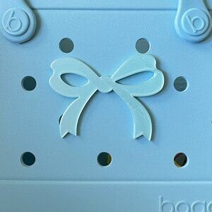 Fancy Bow Bogg Charm-Frilly Bow Bogg Bit Charm-Bow Bogg Charm-New!